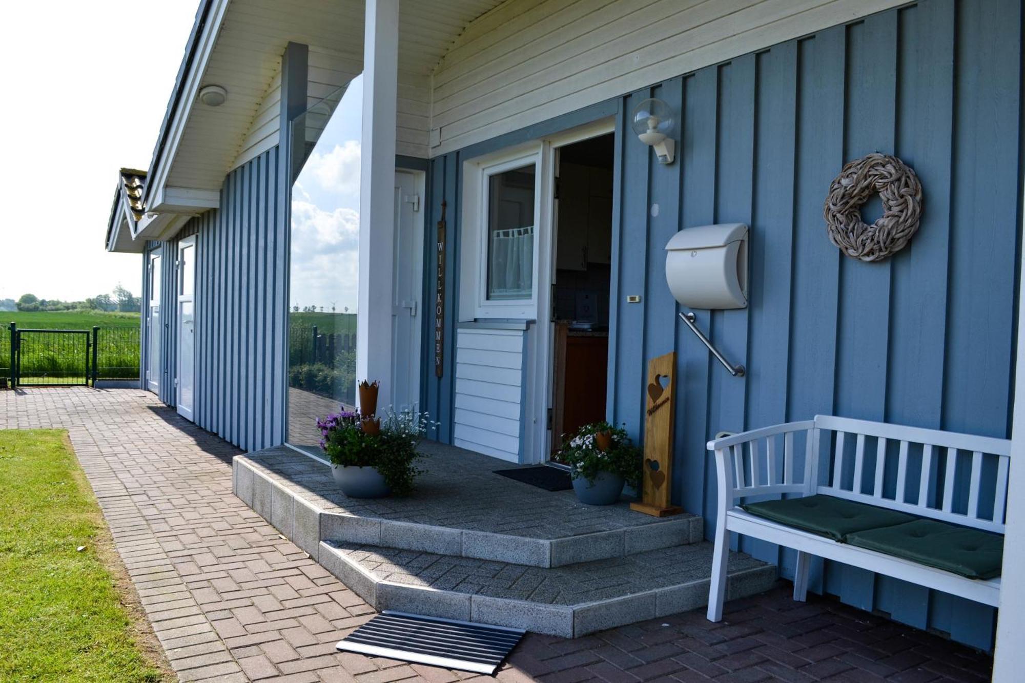 Modernes Ferienhaus Direkt An Der Nordsee Wesselburenerkoog Exterior photo